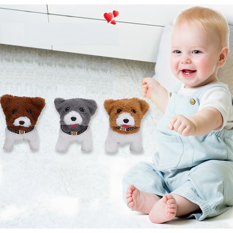 Thú nhồi bông, Chó con biết đi biết sủa cực vui nhộn cho trẻ em
