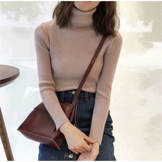 Áo len tăm cổ lọ có nhiều màu