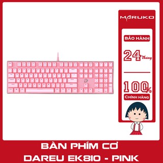Bàn phím cơ Gaming DAREU EK810 - Pink (MULTI-LED, Blue/ Brown/ Red D switch)