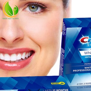 [ CHÍNH HÃNG ] Miếng Dán Trắng Răng Crest 20 miếng