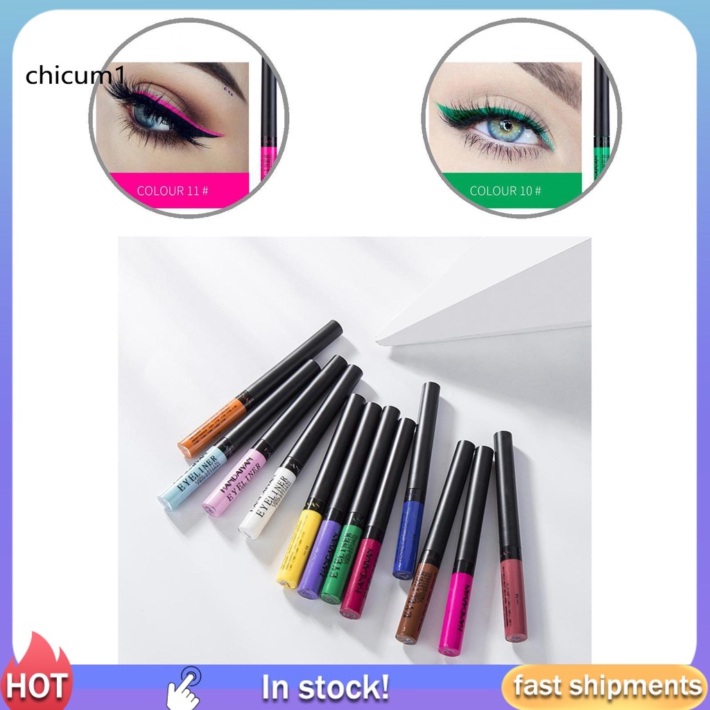 Bút kẻ mắt dạng lỏng chống thấm nước màu lì thời trang
