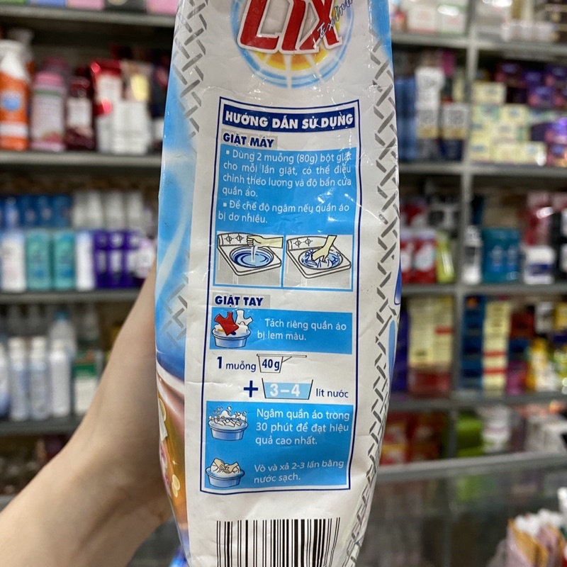 Bột giặt Lix Extra hương hoa 550g