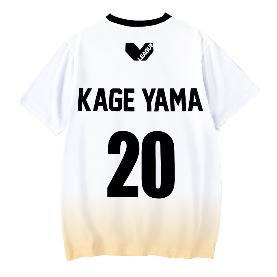 Hq3 Haikyuu! Áo Thun Thể Thao Tay Ngắn QH3 Schweiden Adlers Jersey MSBY