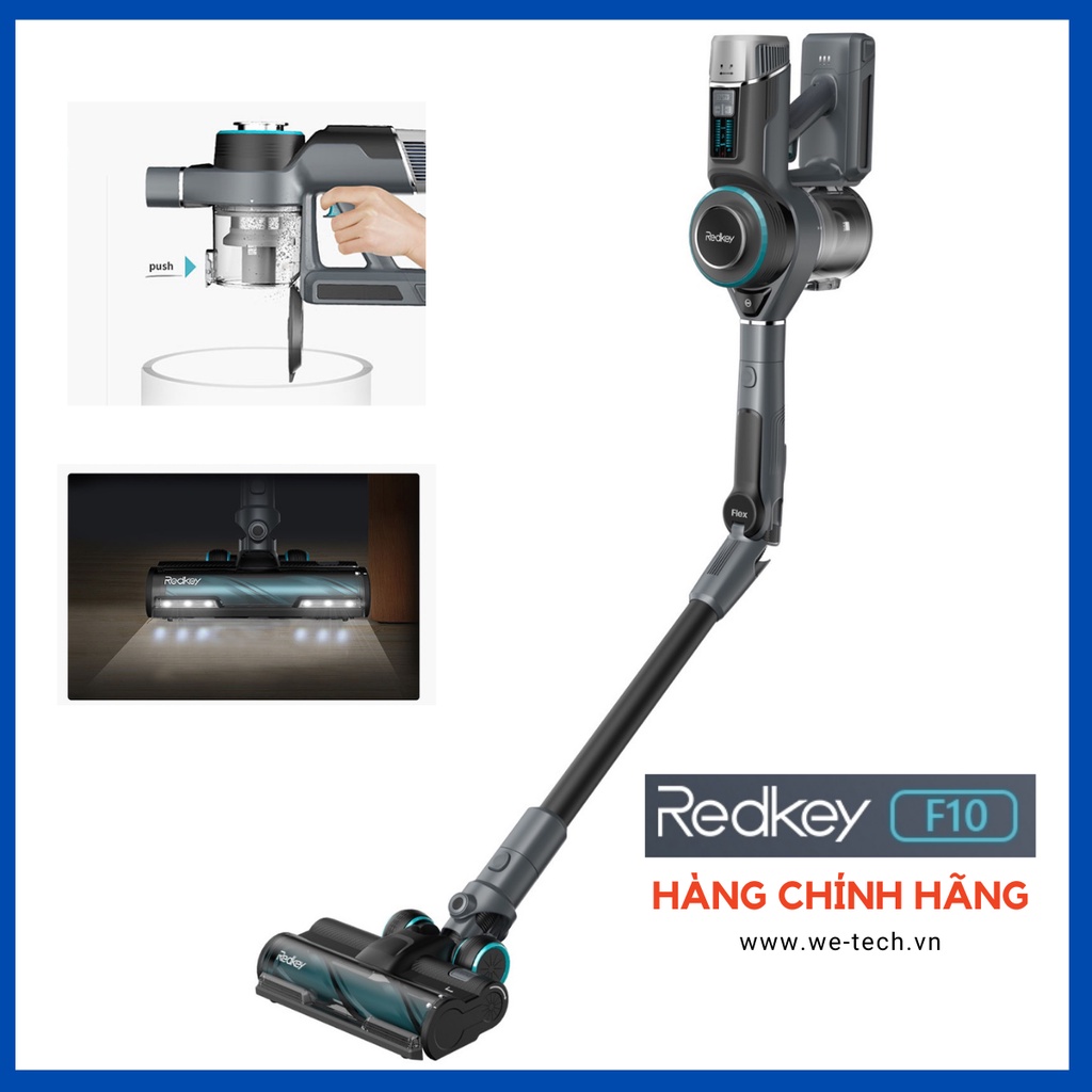 Redkey F10 - Máy hút bụi cầm tay không dây đa chức năng bản quốc tế