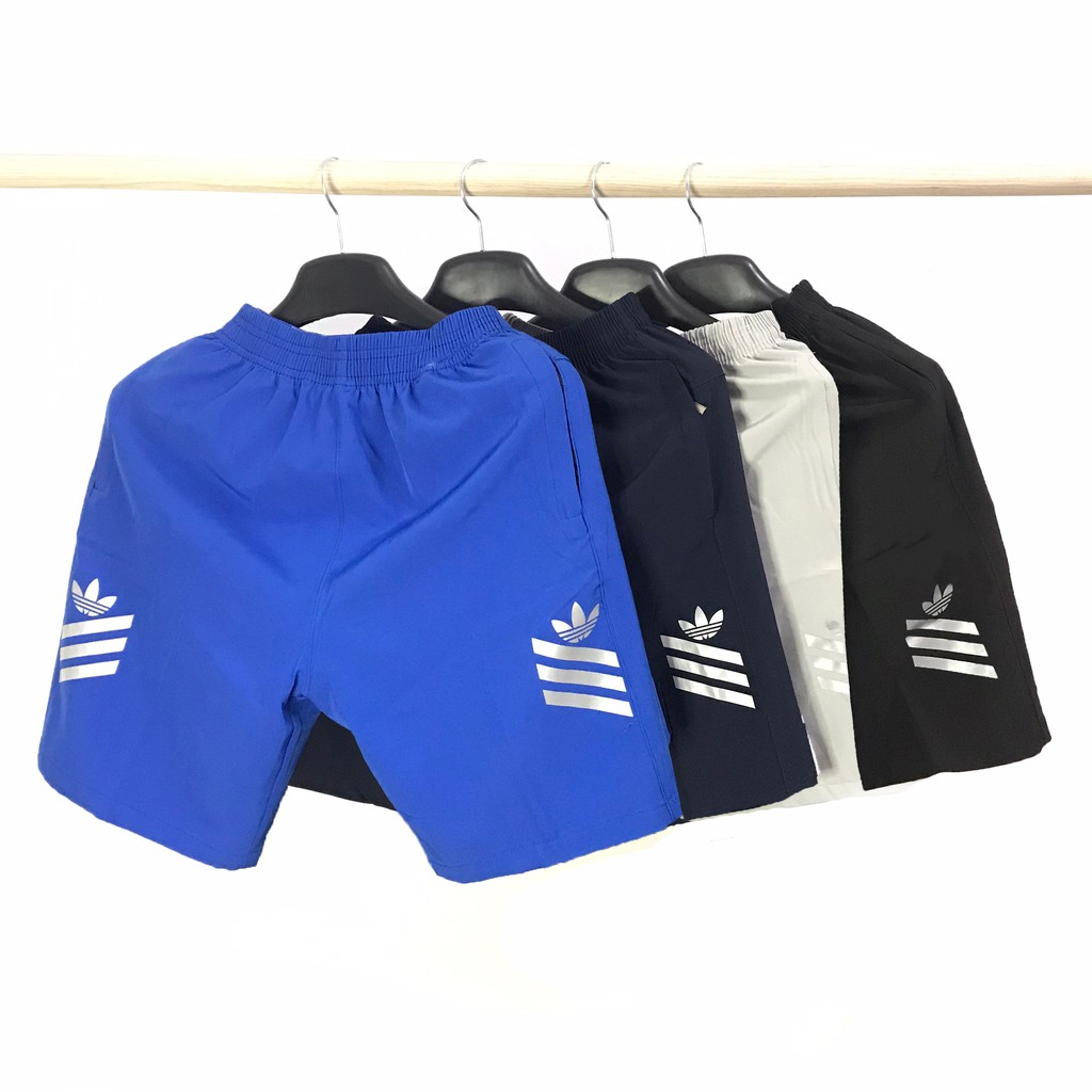 Quần đùi nam 45-70kg thể thao chất gió co giãn 4 chiều hàng đẹp QHD07