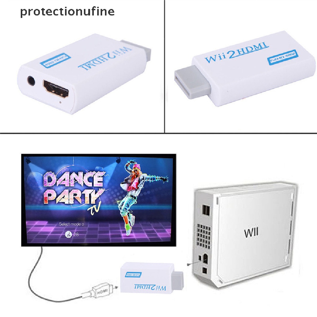 Đầu Chuyển Đổi PR3VN HD Wii Sang HDMI 1080P / 720P Kèm Dây Cáp 3.5MM