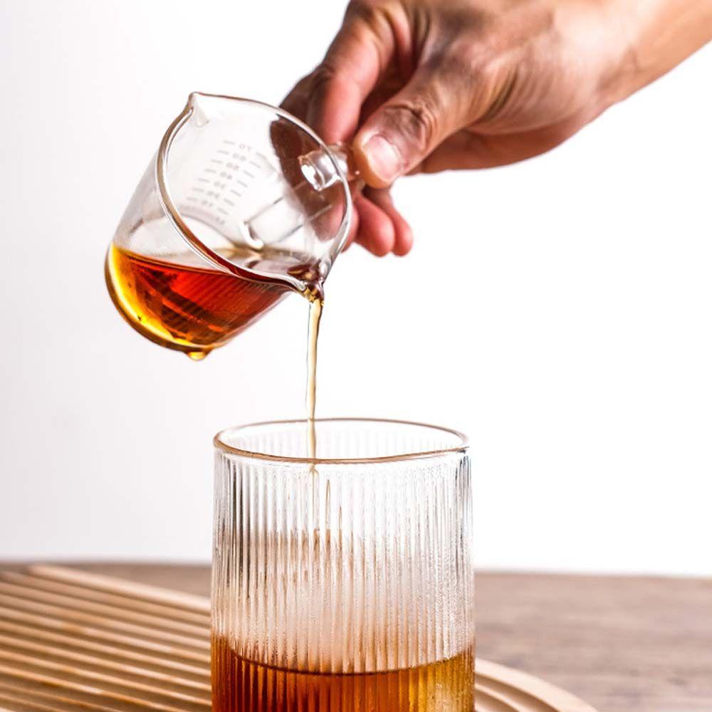 ELEGANT Cốc Thủy Tinh Chịu Nhiệt Có Thang Đo Cho Pha Cà Phê Espresso