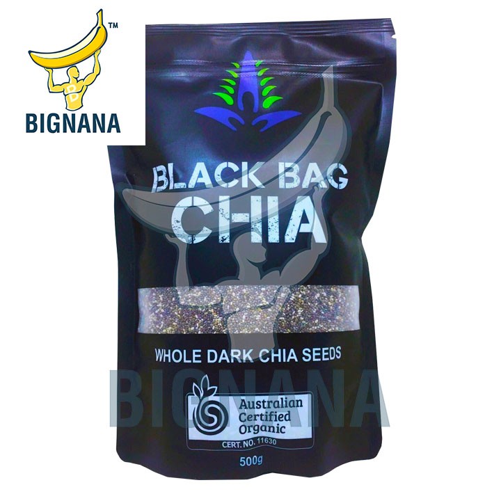 Hạt Chia Đen Úc - Black Bag Chia Túi 500gr Ngừa Lão Hóa, Giảm Cân | BigBuy360 - bigbuy360.vn