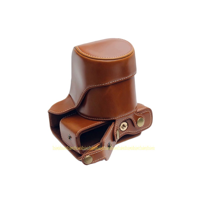 Túi da đựng máy ảnh sang trọng cho Canon EOS M10 kèm dây đeo