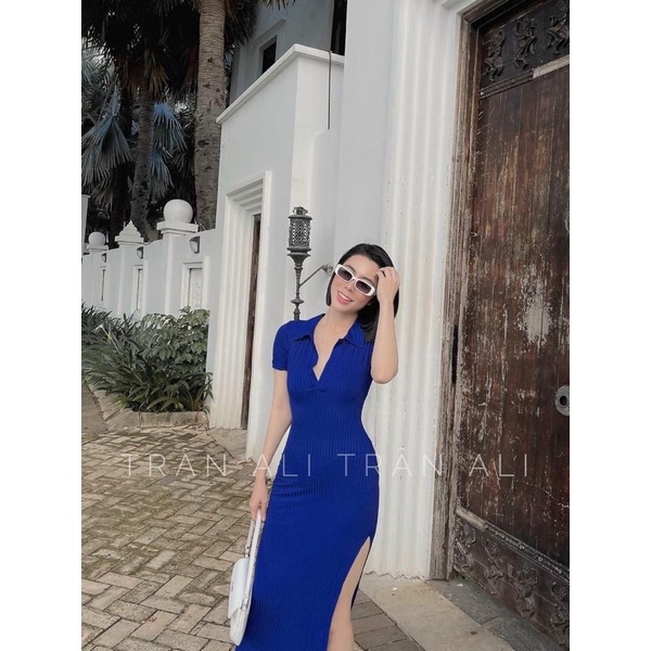 Đầm body khoét lưng