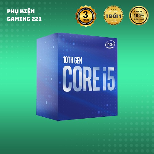 Vi xử lý CPU Intel Core i5-10600 / 3.3GHz turbo up to 4.8GHz / 6 nhân 12 luồng /  12MB Cache /  65W - Hàng chính hãng