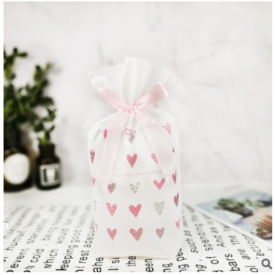10 cái túi dây nơ rút đựng bánh ⚡ CAO CẤP ⚡ túi đựng bánh dây nơ rút tiện dụng siêu xinh