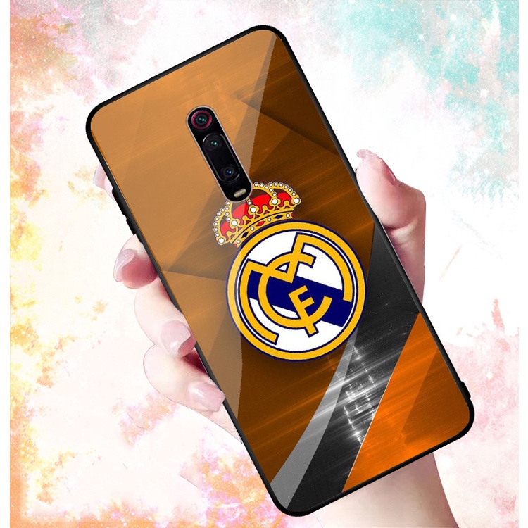 Ốp Lưng XIAOMI MI 9T, MI 9T PRO,K20,K20 PRO, K30, K30 5G mặt kính cường lực cao cấp In hình Câu Lạc Bộ Bóng Đá