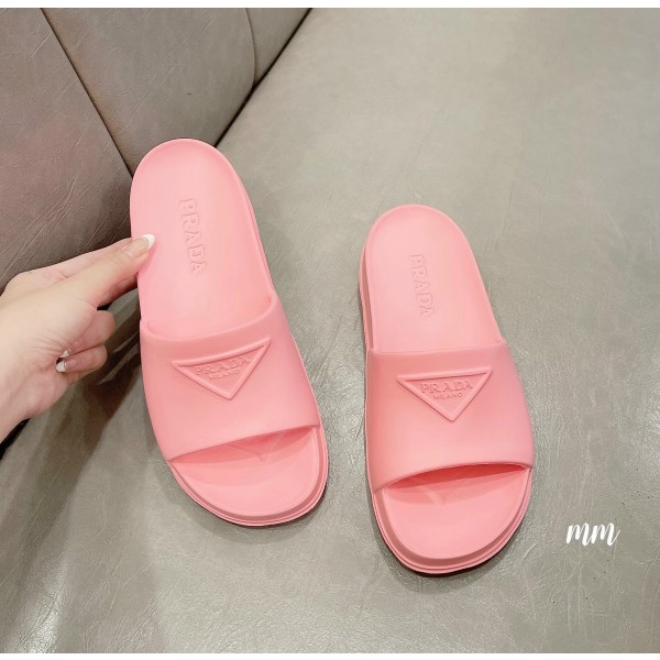 ( Ảnh thật ) Dép Lê Prada Chất Siêu Nhẹ Về 4 Màu Xinh Xỉu Hàng Chuẩn Loại 1 Fullbox Bill