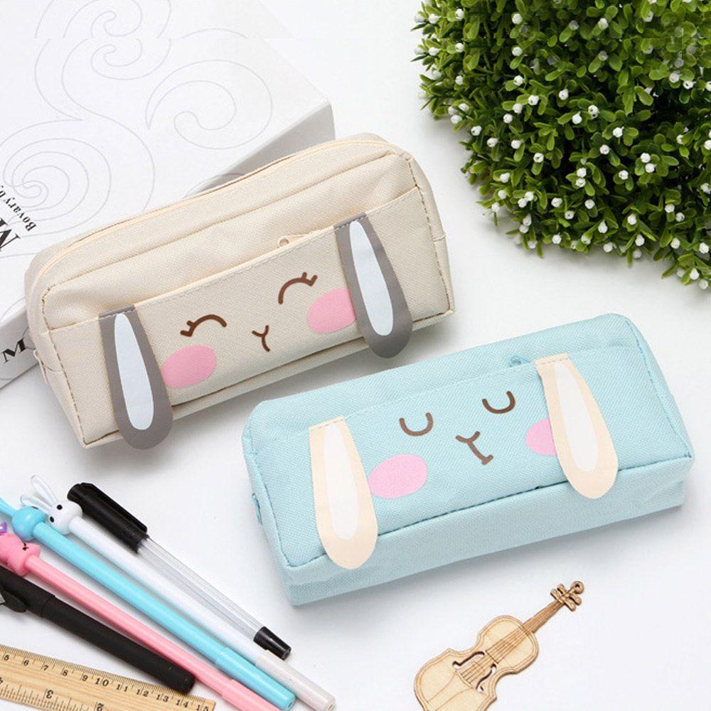 UUMIR Túi Đựng Bút Đa Năng Họa Tiết Hoạt Hình Xinh Xắn Đơn Giản