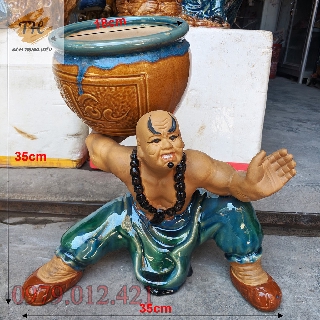 Tượng bonsai Lỗ Chí Thâm bê chậu