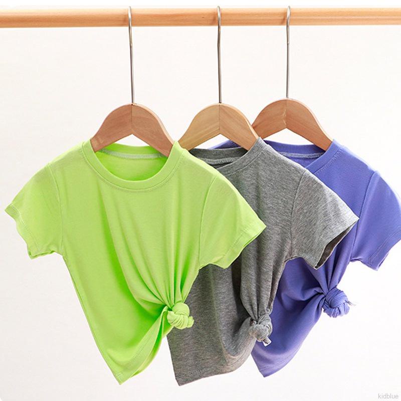 Áo Thun Ngắn Tay Thời Trang Mùa Hè Hàn Quốc Cho Bé