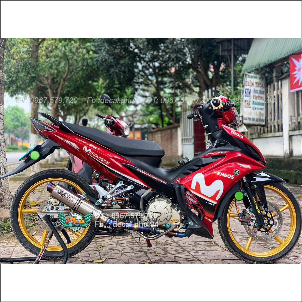 Tem Rời Ex 135 Movistar đỏ trắng (J)