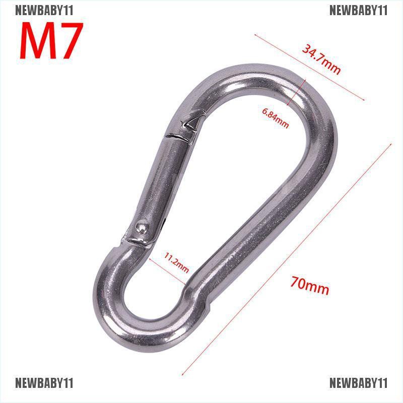 Móc Khóa Carabiner Bằng Thép Không Gỉ 304 NEWBABY11