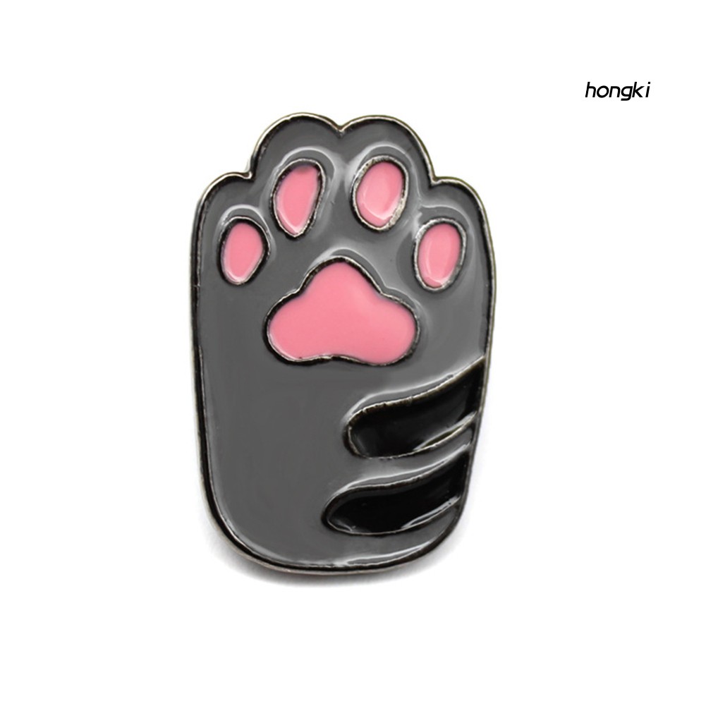 Ghim cài áo hình bàn chân chó mèo dễ thương thời trang cho nam nữ