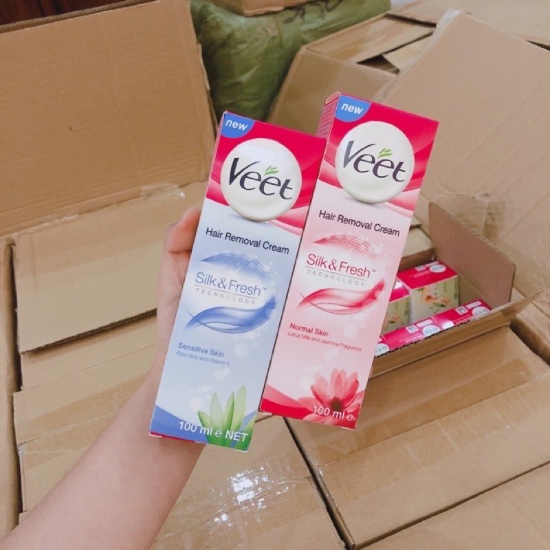 Tẩy lông Veet siêu sạch mịn dưỡng da