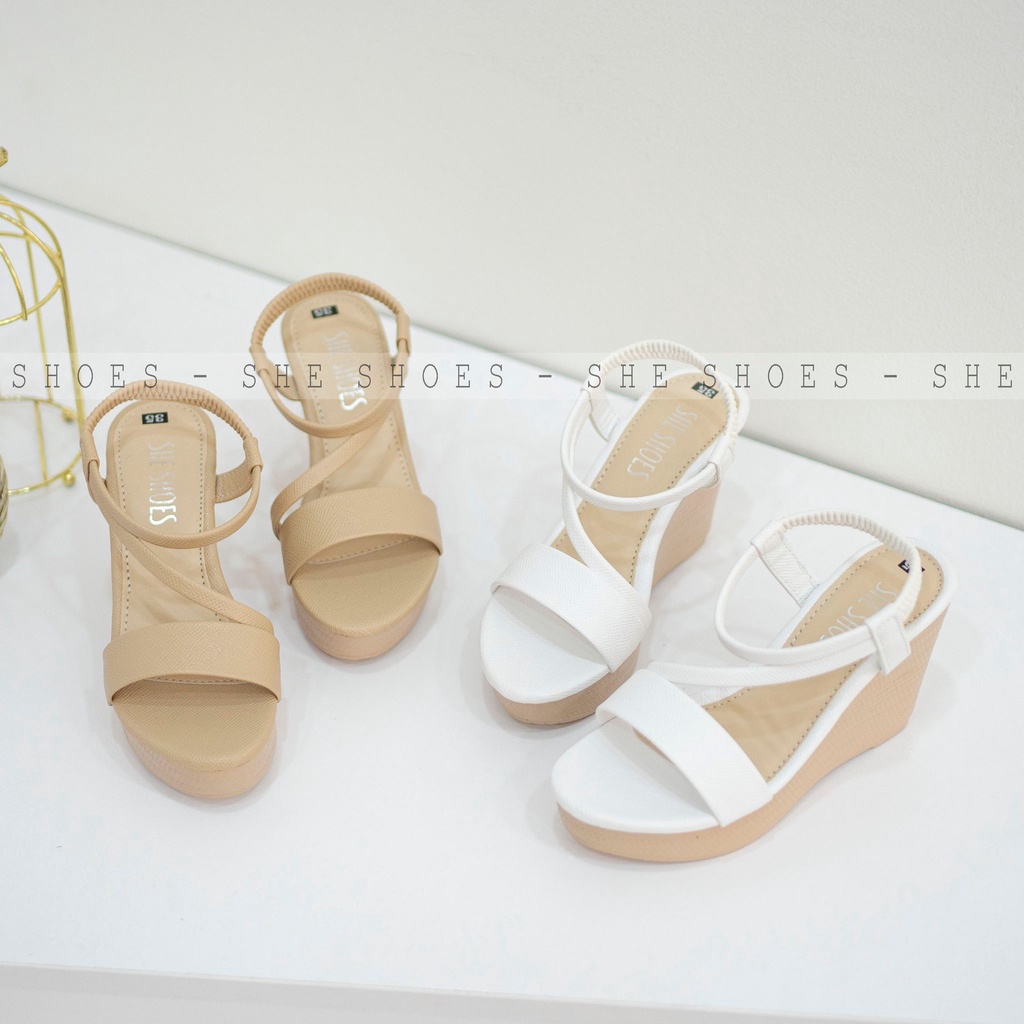 Giày sandal đế xuồng ♥️♥️ sandal quai ngang 9p siêu xinh. ĐỘC QUYỀN BỞI SHE SHOES - SDX09042