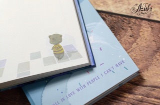 Sổ tay/ Notebook giấy mỹ thuật - Bộ sổ Forever Alone