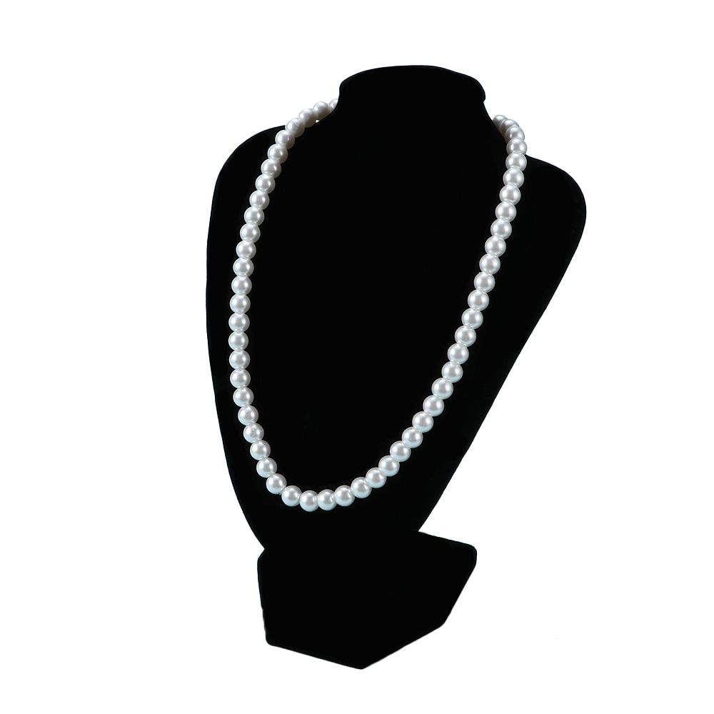 Vòng cổ chuỗi hạt ngọc trai trắng 7-8mm sang trọng thời trang cho nữ