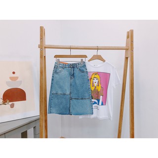 [ẢNH THẬT SHOP TỰ CHỤP]  Set chân váy mix áo phông siêu xinh
