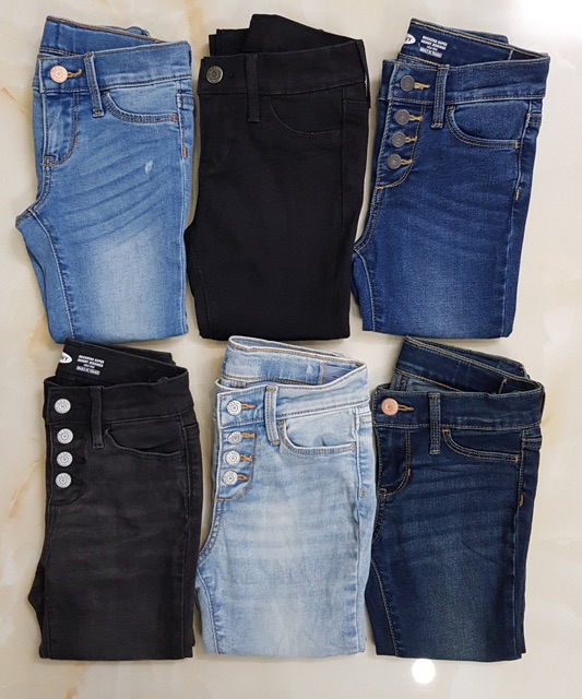 Quần jean dài bé gái