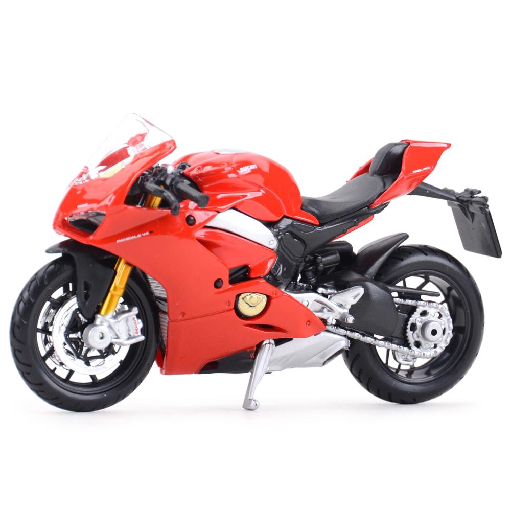 Bburago 1:18 Ducati Panigale V4 Die Cast Đồ chơi mô hình tĩnh mô tô sưu tầm