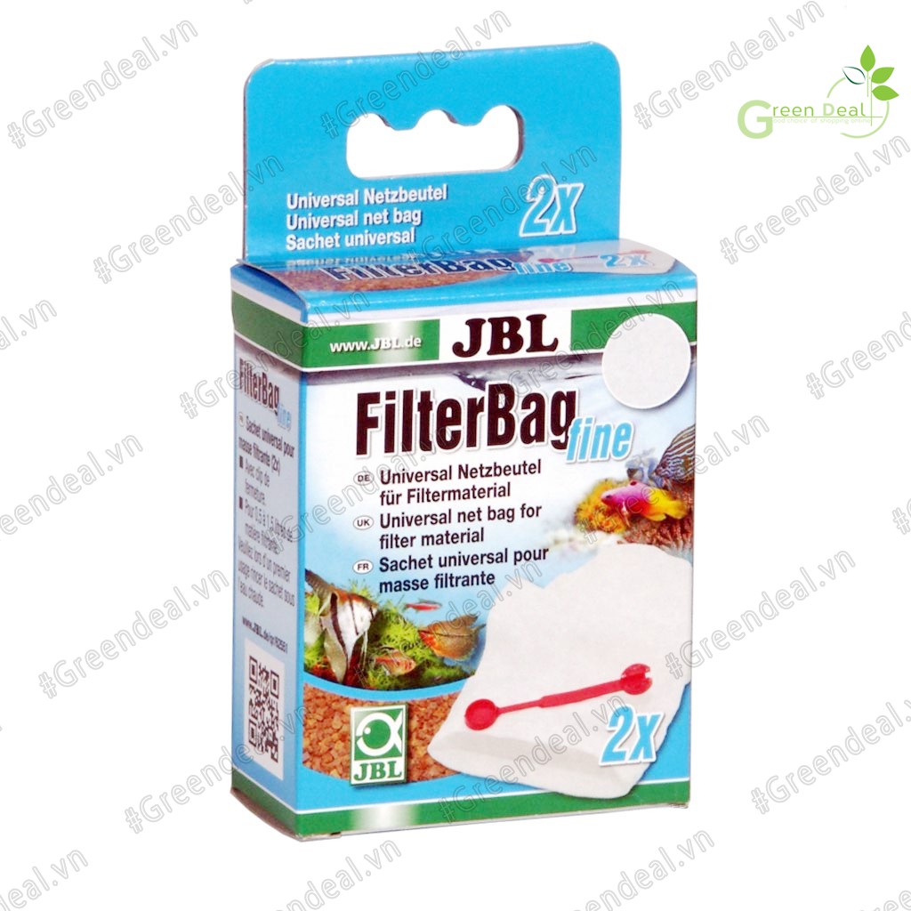 JBL - Filter Bag Fine (Hộp 2 túi) | Túi đựng vật liệu lọc cho hồ cá thuỷ sinh