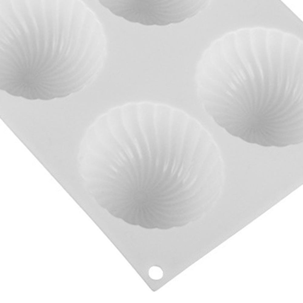 Khuôn Silicone Làm Bánh Mousse Pudding/Thạch Rau Câu 6 Lỗ DIY