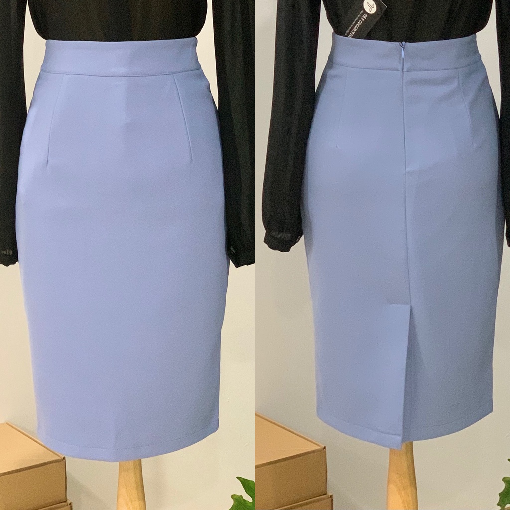 Chân váy công sở bút chì 2 lớp cao cấp tây Collection, vải đẹp, may kĩ, mặc tôn dáng và sang trọng
