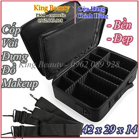 Cốp Vải Đựng ĐỒ Makeup , Đồ Trang Điểm , Kích Thước 42 x 29 x 14