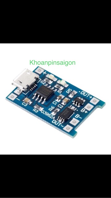 Mạch sạc pin lion 1S, TC4056 có đèn báo