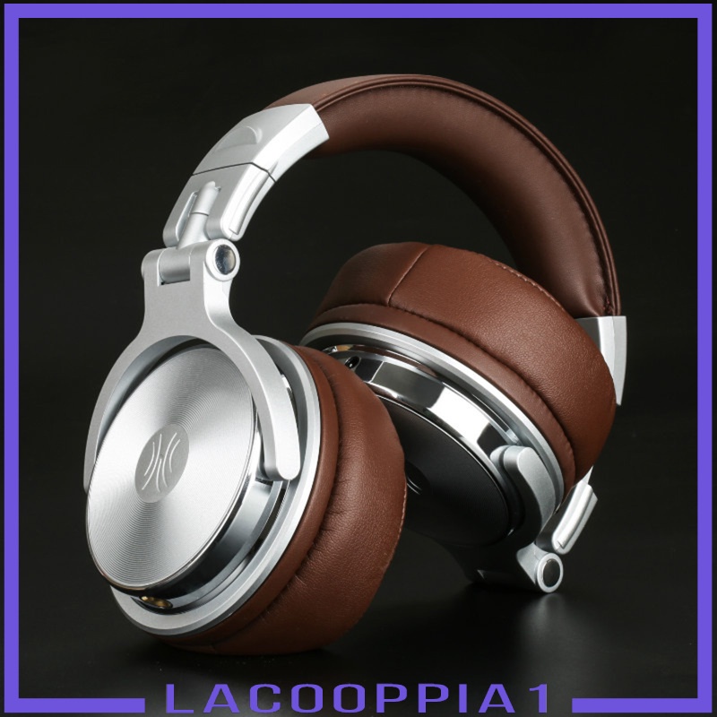 [LACOOPPIA1] Pro-30 Over Ear Headphones Studio Monitor Mixing DJ Stereo Headsets w/Mic