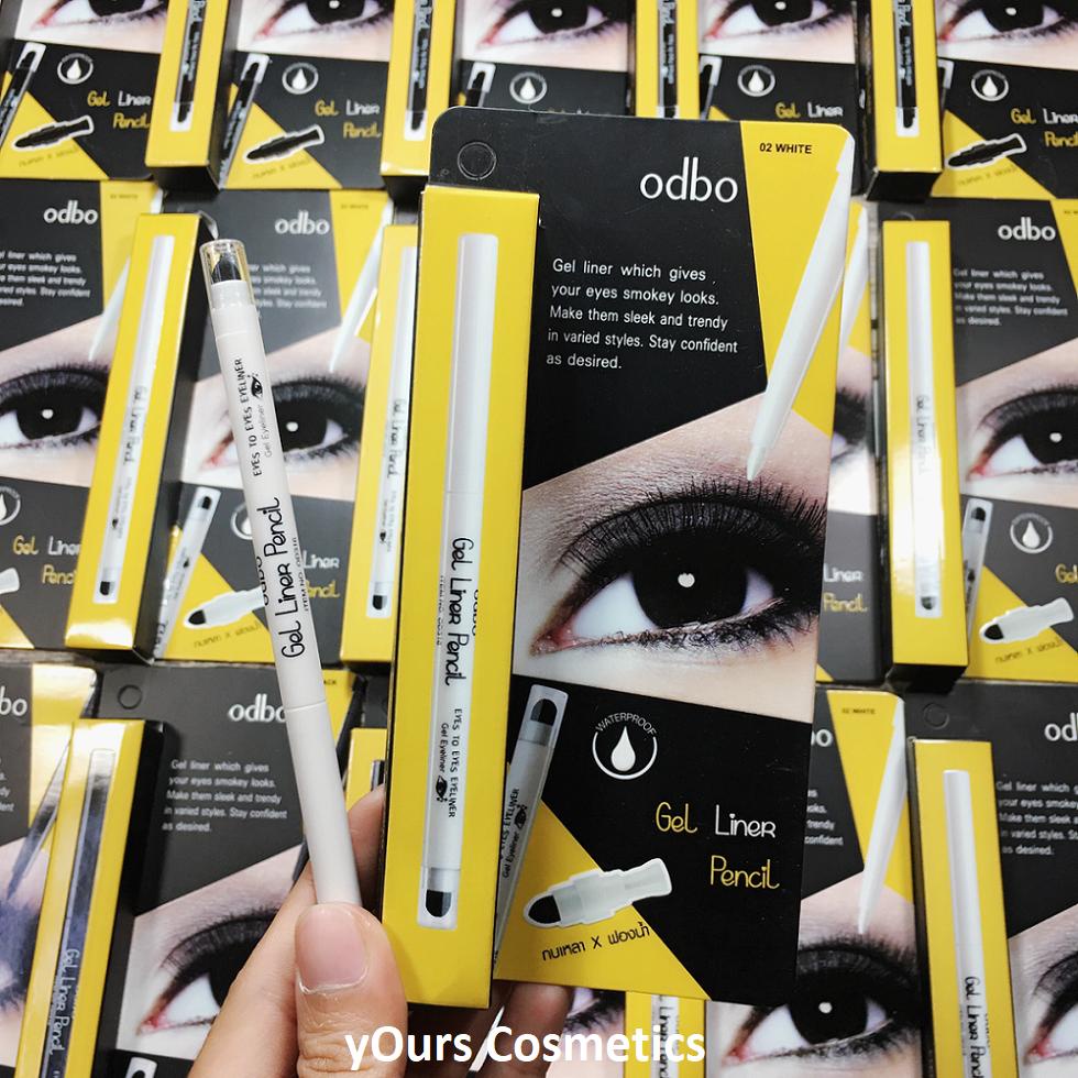 ( mẫu mới )Chì kẻ mắt Odbo dạng sáp Gel Liner Pencil white