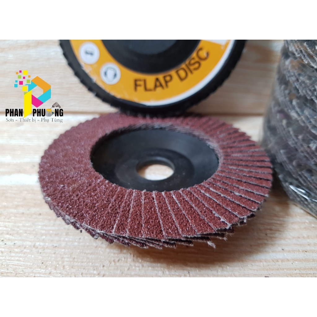 BÁNH NHÁM XẾP FLAP DISC 100 * 16mm 13000 VÒNG/ PHÚT