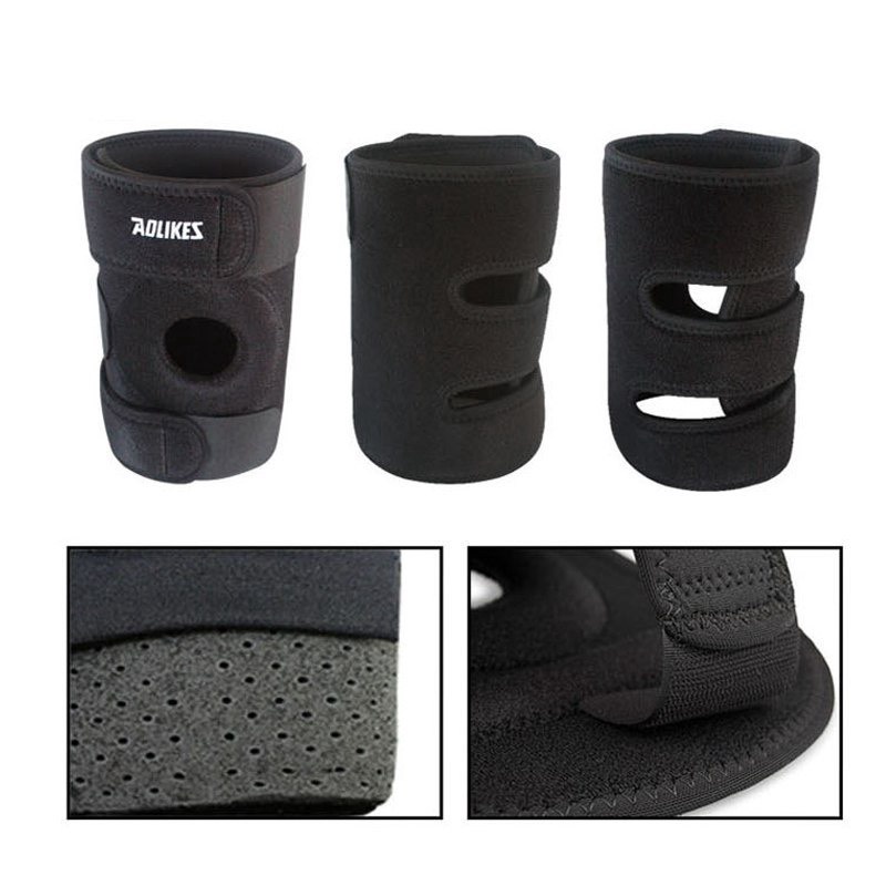 Băng Đeo Cuốn Bảo Vệ Đầu Gối AOLIKES A7616 Tập Gym, Chạy Bộ