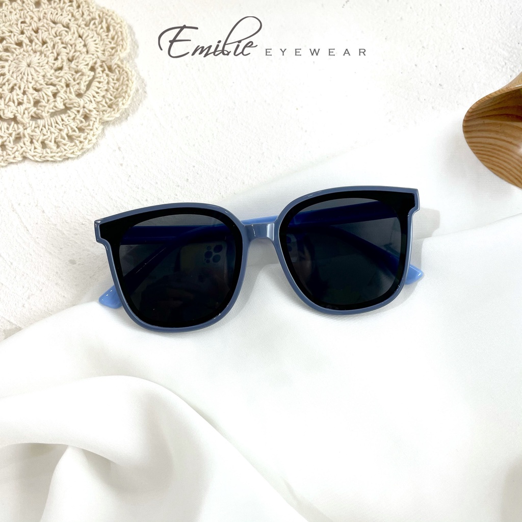 Kính mát trẻ em gọng nhựa dẻo nhẹ mắt chống Uv400 nhiều màu siêu xinh Emilie eyewear phụ kiện thời trang
