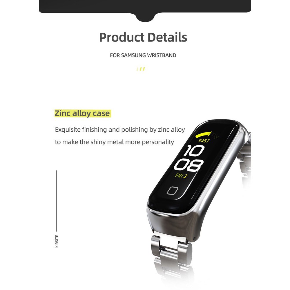 Dây đeo hợp kim cho đồng hồ thông minh Samsung Fit 2 Galaxy Fit 2