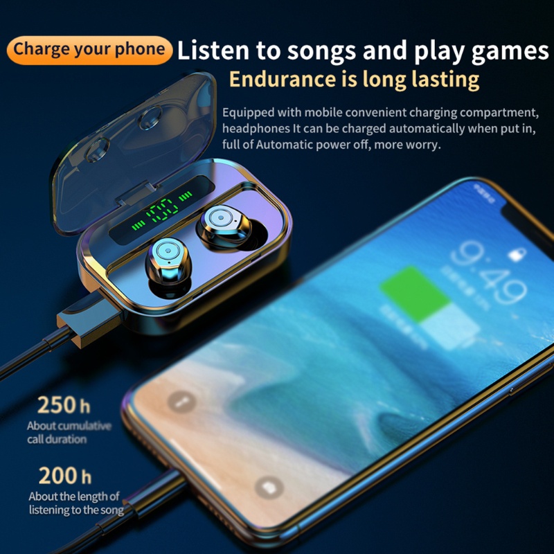 Tai Nghe zzz zzz Không Dây Âm Thanh Nổi Năng Lượng Thấp Hifi Chất Lượng Cao
