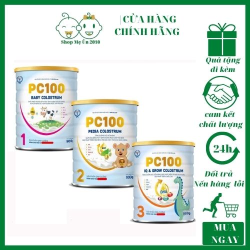 Sữa PC100 Colostrum Số 1 Cho Bé 0 - 12 Tháng Giúp Bé Phát TriểnTrí Não Và Thị Giác, Tăng Sức Đề Kháng