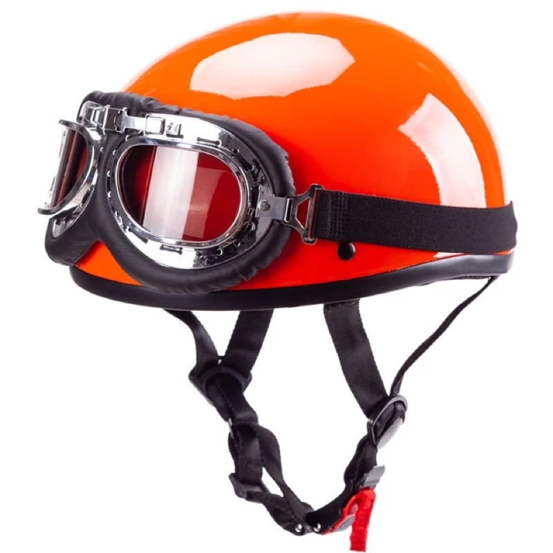 Kính phi công cho nón bảo hiểm - Gọng inox - Phong cách cổ điển