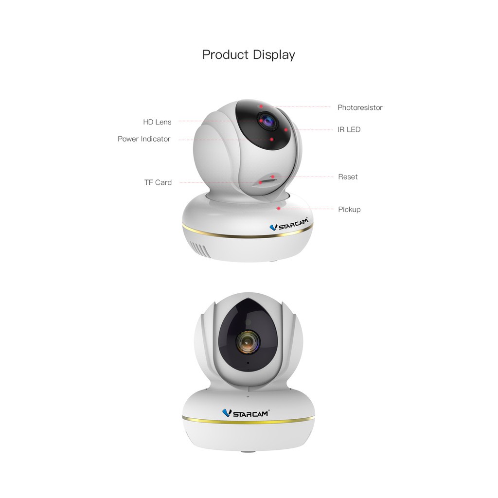 CAMERA WIFI VSTARCAM - C22S - Full HD 1080P