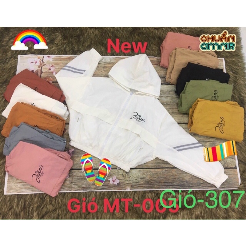 Áo khoác dù gió form lửng