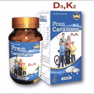 Viên uống bổ sung canxinano d3,k2
