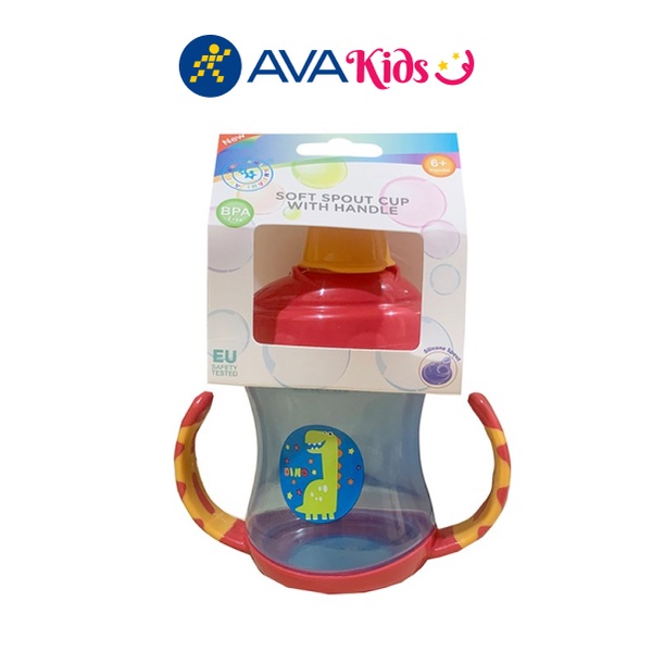Cốc tập uống có tay cầm, núm silicone AMI (55420)