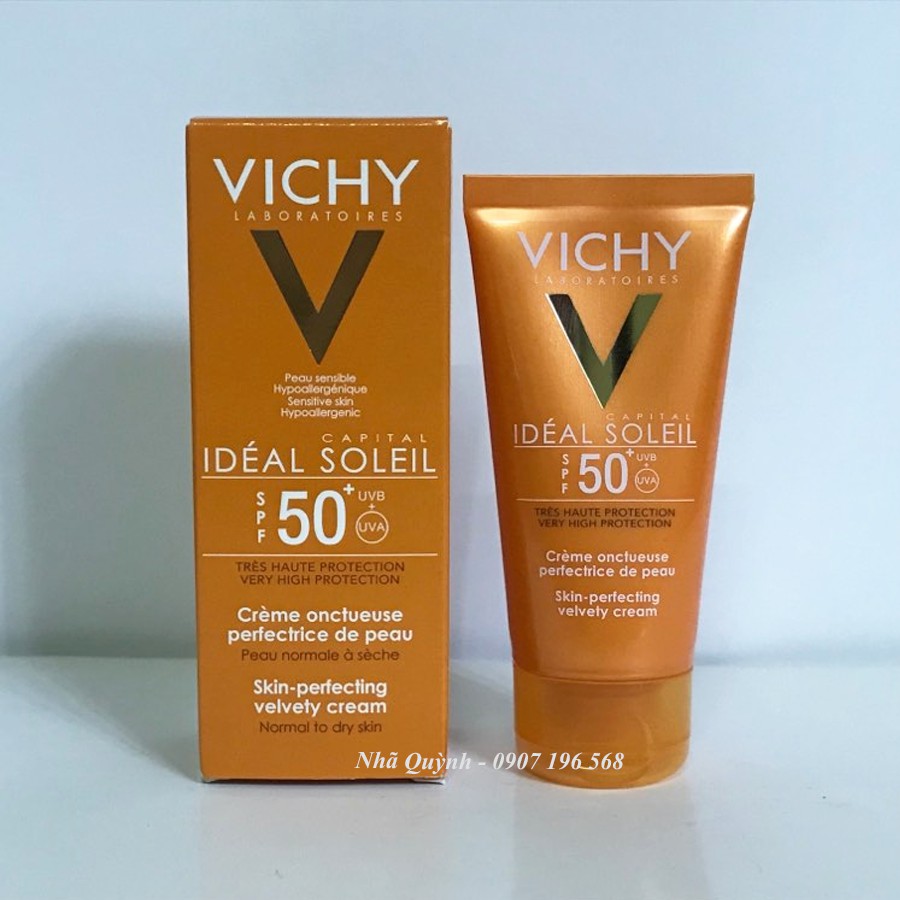 Kem chống nắng Vichy SPF50+ dành cho da thuờng đến khô 50ml